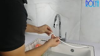 How to Install single direction diverter valves with collar for countertop filter system [upl. by Illah559]