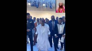 Former president Olusegun Obasanjo Showcases His Youthful Dancing Steps With The Wedding Celebrants [upl. by Llertal750]