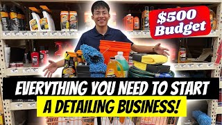 How To Start a Car Detailing Business With Only 500 in 2024  Detailing Beyond Limits [upl. by Baudin529]