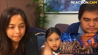 Family Reacts to Zurcaroh Golden Buzzer Worthy Aerial Dance Group Americas Got Talent 2018 [upl. by Enoj]