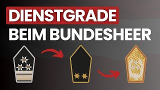 Die Dienstgrade beim Bundesheer Einfach erklärt von Plakos [upl. by Nanor]