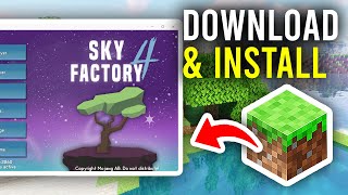 How To Download SkyFactory 4 For Minecraft  Full Guide [upl. by Seaton474]