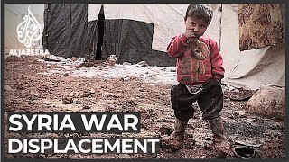 Syria 800000 displaced face desperate conditions in camps [upl. by Birgitta]