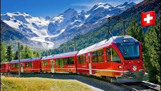 Svizzera  Andermatt  Gottardo  Muster  Trenino rosso  🇨🇭 [upl. by Eivets]