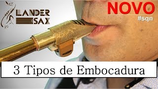 3 Tipos de Embocadura no Saxofone  Conhecer Isso pode mudar sua Sonoridade  Lander Sax [upl. by Joice842]