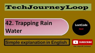 Trapping Rain Water  LeetCode42  python coding dsa leetcode algorithm hard [upl. by Edecrem]