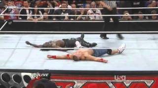 RAW John Cena vs RTruth 41111 [upl. by Yojal945]