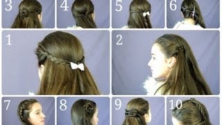 10 Easy amp Simple Half Up Hairstyles for Everyday [upl. by Bilbe]