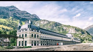 Nueva estación de Canfranc la regeneración de un sueño  ACCIONA [upl. by Ettennad375]