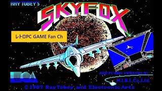 570 PC88 版『ＳＫＹＦＯＸ（スカイフォックス）』PLAY・MOVIE [upl. by Ayote711]