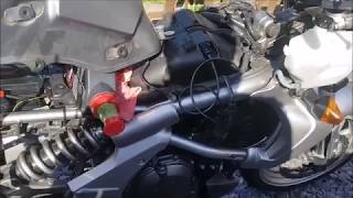 Fitting a Booster Plug to a 2007 Kawasaki Versys KLE650 [upl. by Blainey981]