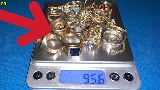 Destruyendo anillos de oro para hacer un lingote y comprarme un nuevo detector de metales [upl. by Aved]