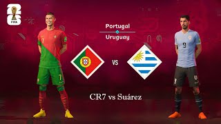 🇵🇹 Portugal vs Uruguay  FIFA World Cup 2026   Ft CR7 vs Suárez [upl. by Markman]