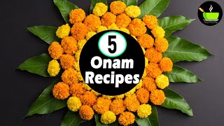 5 Onam Sadhya Recipes  Onam Sadya 2024  Onam Special Food Recipes  Kerala Lunch Menu  Sadhya [upl. by Ramsay978]