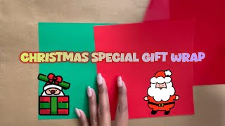 Christmas gift wrapping ideas wrapping Christmas presentsDIY gift packing idea viralvideo trend [upl. by Anglim]