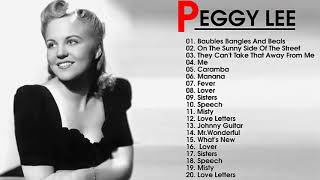 Best Songs Of Peggy Lee  GREATEST HITS FULL ALBUM [upl. by Kelleher564]