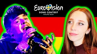 LETS REACT TO GERMANYS SONG FOR EUROVISION 2024  ISAAK quotALWAYS ON THE RUNquot [upl. by Streetman]