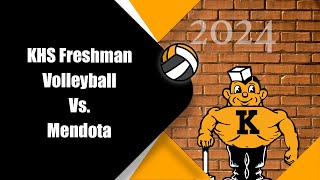 KHS Freshman Volleyball Vs Mendota [upl. by Bullock]