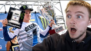 Haiden Deegan Wins the Championship Live Reaction [upl. by Enidualc130]