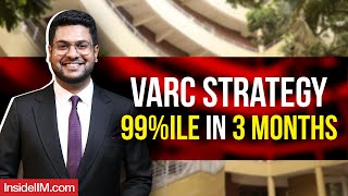 Strategy to Crack VARC in 100 days by 3 time 95iler in CAT VARC [upl. by Belac]