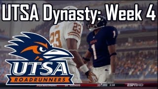 NCAA Football 13  UTSA Dynasty Week 4 vs Texas Longhorns [upl. by Vargas]