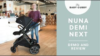 Nuna DEMI next Stroller Demo and Review  How to Fold The DEMI Next [upl. by Seaden]