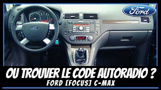 Comment trouver le code Autoradio FORD 6000CD sur FORD FOCUS CMAX [upl. by Etnovert]