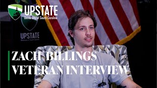 Veteran Interview Specialist 4 SP4 Zachary Billings [upl. by Cheadle312]