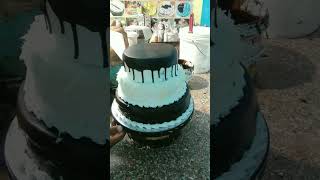 Chocolate 🍫 CAKE white forest CAKE 🍰🎂🍰🎂 design hindi [upl. by Ahsikyw]