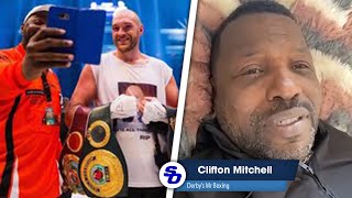 TYSON FURY PUNCHING A LOT HARDER  Clifton Mitchell on sons sparring [upl. by Eidac]