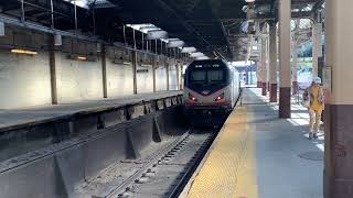 Amtrak ACS64s 606 amp 616 on Northeast Regional Train 129 depart Newark Penn Station [upl. by Kapor895]