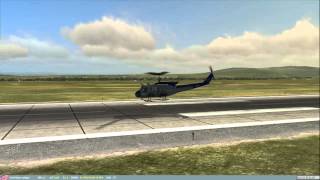 DCS UH1H HUEY vols de contrôle des modifications du Saitek X52 et des nouvelles courbes [upl. by Maximilien]