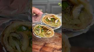 Mushroom kathi roll kathiroll easyrecipe shortsyoutube [upl. by Ysnat166]