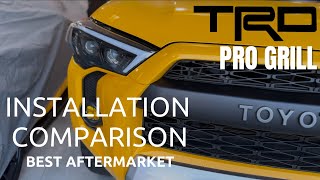 Best Aftermarket TRD Pro Grill for 4Runner  Install and Comparison  Cartrimhome [upl. by Etom]