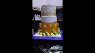 6 feet tall multi story cake [upl. by Merideth]