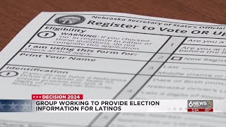 ELECTION 2024 Group working to educate Latino voters in Omaha ahead of November election [upl. by Hawken]