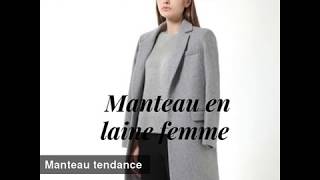 MANTEAU EN LAINE POUR FEMME [upl. by Elvyn213]