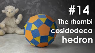 14 Stop motion paper ball story The rhombicosidodecahedron  paper stop motion models [upl. by Raseac794]