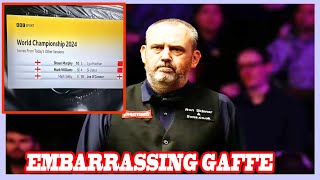 Snooker star calls out BBC for embarrassing gaffe during World Championship coverage [upl. by Ancilin]