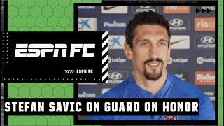 EXCLUSIVE ➡️ Stefan Savic backs Atletico Madrid to NOT give Real Madrid the guard of honor  ESPN FC [upl. by Shifrah]