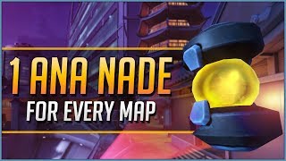 1 ANA NADE for EVERY MAP Overwatch 1 [upl. by Ennagrom99]