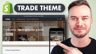 Shopify TRADE THEME Customization Tutorial  Step by Step [upl. by Milewski]