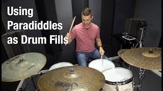 Paradiddle Drum Fills For Beginners  Drummer101com [upl. by Matazzoni214]