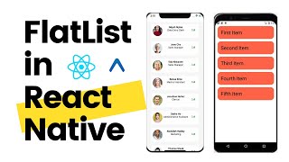 FlatList in React Native  FlatList  Expo [upl. by Ennazus]