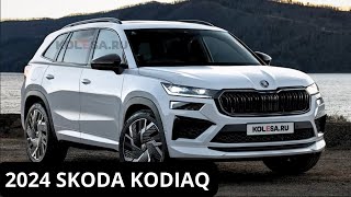 FIRST LOOK AllNew Skoda Kodiaq 2024  Interior Exterior  Introducing the NextGen Skoda Kodiaq [upl. by Norehc]