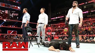 The Shield fight the entire roster Raw Sept 10 2018 [upl. by Nahgaem]