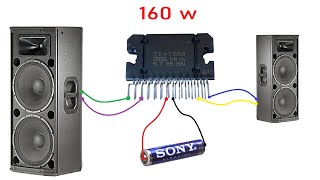 Powerful 12v Audio Amplifier using LM358 IC [upl. by Yxor49]