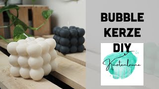 Bubble Kerze gießen  Kerze selber machen  Bubble Kerze DiY  Anleitung  Deko selber machen [upl. by Haugen]