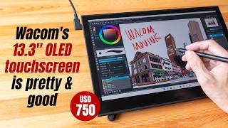 Wacom Movink 133inch OLED pen display FULL REVIEW [upl. by Rutter651]