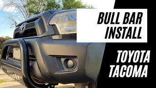 Bull Bar install for Tacoma [upl. by Callean494]